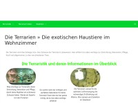 Desktop screenshot for terrarium-einrichtungen.de