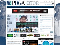 Desktop screenshot for pdga.com