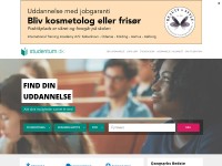 Desktop screenshot for studentum.dk