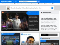 Desktop screenshot for crictracker.com