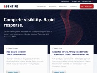 Desktop screenshot for esentire.com