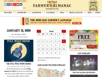 Desktop screenshot for almanac.com