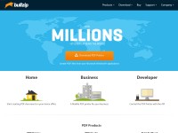 Desktop screenshot for bullzip.com