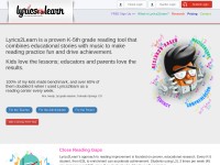 Desktop screenshot for lyrics2learn.com