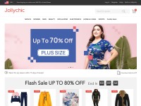Desktop screenshot for jollychic.com