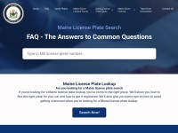 Desktop screenshot for mainelicenseplate.com