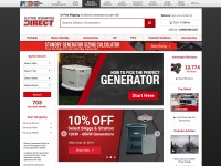Desktop screenshot for electricgeneratorsdirect.com