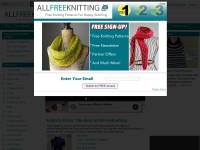 Desktop screenshot for allfreeknitting.com