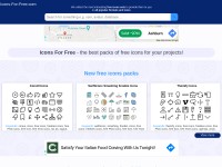 Screenshot of icons-for-free.com