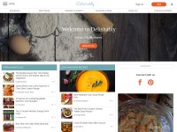 Desktop screenshot for delishably.com