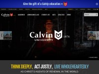 Desktop screenshot for calvin.edu