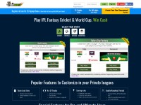 Desktop screenshot for cricbattle.com