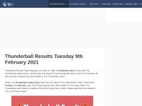 Desktop screenshot for thelotteryresults.uk