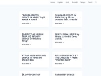 Desktop screenshot for lyricstuneful.com