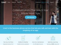 Desktop screenshot for line2.com