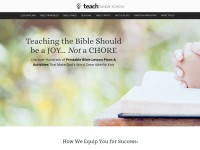 Desktop screenshot for teachsundayschool.com