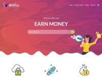 Desktop screenshot for shrtfly.com
