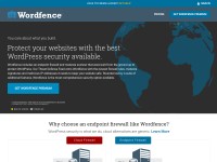 Desktop screenshot for wordfence.com