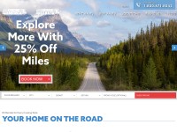 Desktop screenshot for cruiseamerica.com