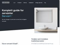 Desktop screenshot for servantbad.no