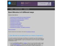 Desktop screenshot for earn-bitcoins.net
