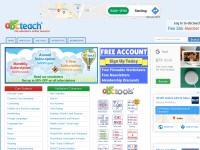 Desktop screenshot for abcteach.com