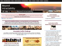 Desktop screenshot for beyondintractability.org