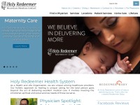 Desktop screenshot for holyredeemer.com