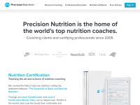Desktop screenshot for precisionnutrition.com