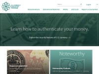 Desktop screenshot for uscurrency.gov