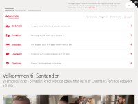 Desktop screenshot for santanderconsumer.dk