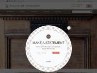 Desktop screenshot for signaturehardware.com