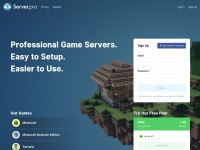 Desktop screenshot for server.pro