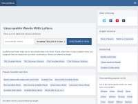 Desktop screenshot for unscramblerer.com
