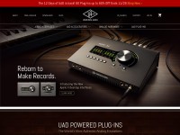 Desktop screenshot for uaudio.com