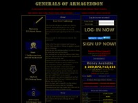 Desktop screenshot for generalsofarmageddon.com
