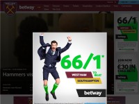 Desktop screenshot for whufc.com