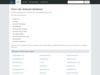 Desktop screenshot for ourssite.com