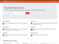 Desktop screenshot for freeseotesting.com