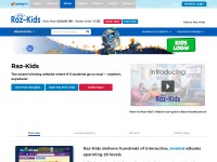Desktop screenshot for raz-kids.com