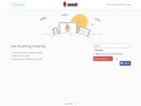Desktop screenshot for seedr.cc