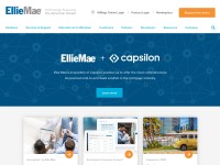 Desktop screenshot for elliemae.com