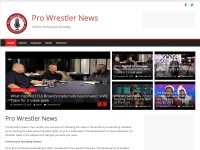 Desktop screenshot for prowrestlernews.com