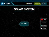 Desktop screenshot for solarsystemscope.com