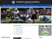 Desktop screenshot for dynastyleaguefootball.com