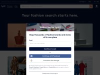 Desktop screenshot for lyst.com