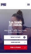 How f45training.com looks like on a mobile device such as an iPhone.