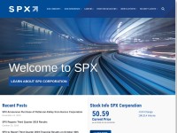 Desktop screenshot for spx.com