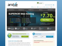 Desktop screenshot for arvixevps.com