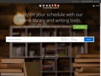 Desktop screenshot for questia.com